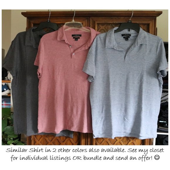 Marc Anthony Luxury+ Slim-Fit Polo- 4/$10 - Picture 9 of 13